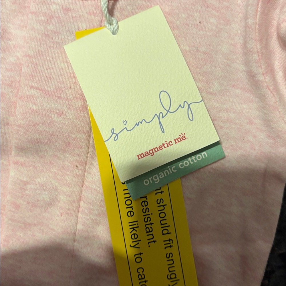Pink onesie Organic cotton - Picture 3 of 3
